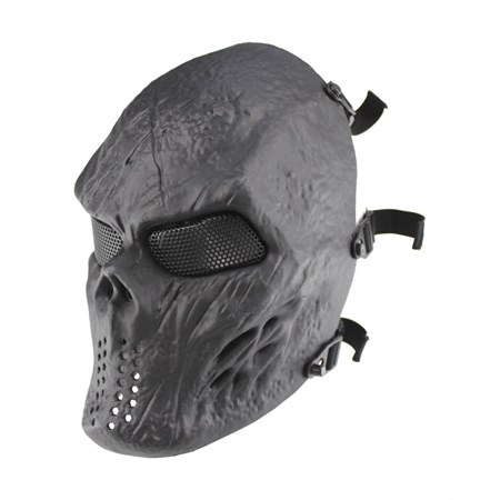 Maschera Protettiva Wosport Blooded Skull Nera  in Equipaggiamento