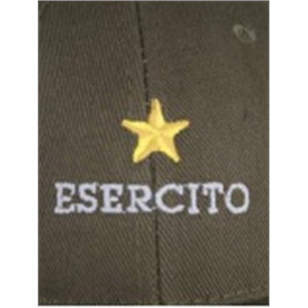 Cappellino Baseball Logo Ricamato Esercito Italiano  in Equipaggiamento