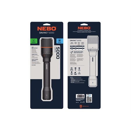 Torcia Ricaricabile Nebo DaVinci 5000  in Outdoor