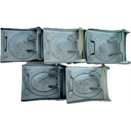 Set di 5 Fibbie Verniciate – Wehrmacht Luftwaffe WWII  in Reenactment