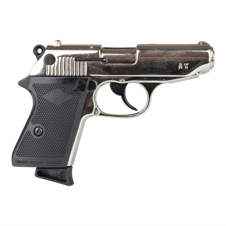 BRUNI Pistola a Salve New Police – Calibro 9 mm Silver  in Outdoor