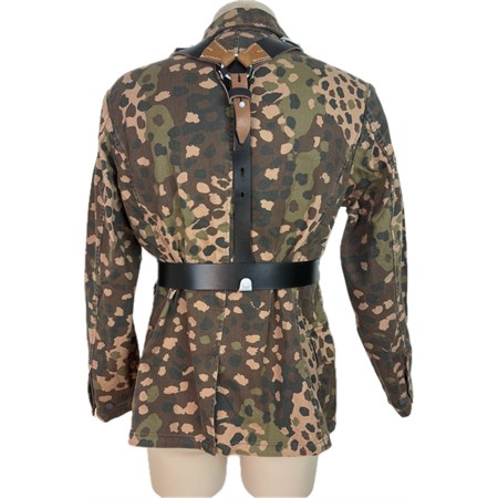 Kit Replica WWII – Feldjacke M44 Erbsentarn + Cinturone + Spallacci  in Reenactment