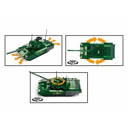 Sluban Army RC Gevechts Tank  in Giochi
