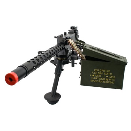 A&K M1919 con Treppiede – Mitragliatrice Elettrica Softair Full Metal  in Reenactment