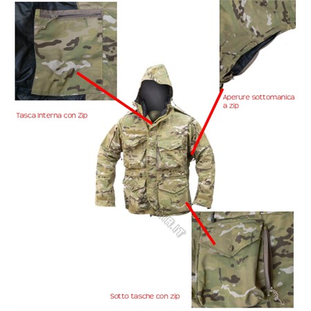 Parka Multicam Operative  in Equipaggiamento