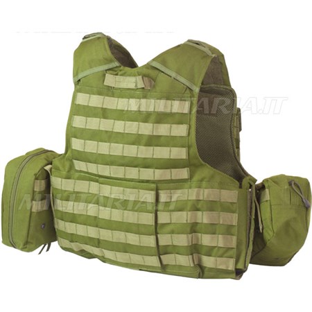 Gilet Tattico D5-bav10 Verde ICS in Equipaggiamento