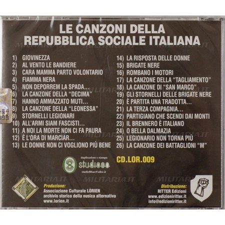 Canzoni Della Rsi  in 