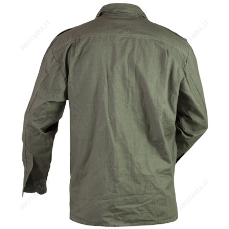 Camicia Croata Verde Manica Lunga Ripstop  in Equipaggiamento