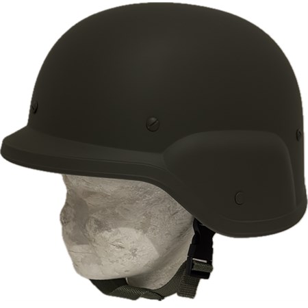 elmetto fritz verde in polimeri