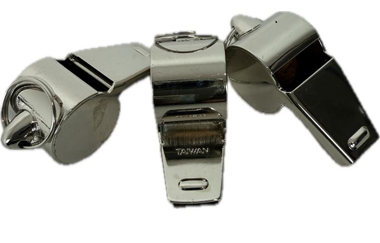  Fischietto Metallico Cromato Grande 