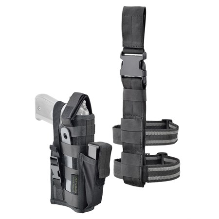 Fondina Cosciale Ambidestra Nera Defcon5