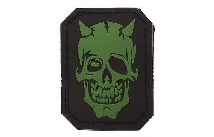  Patch 3D PVC Devil Skull 