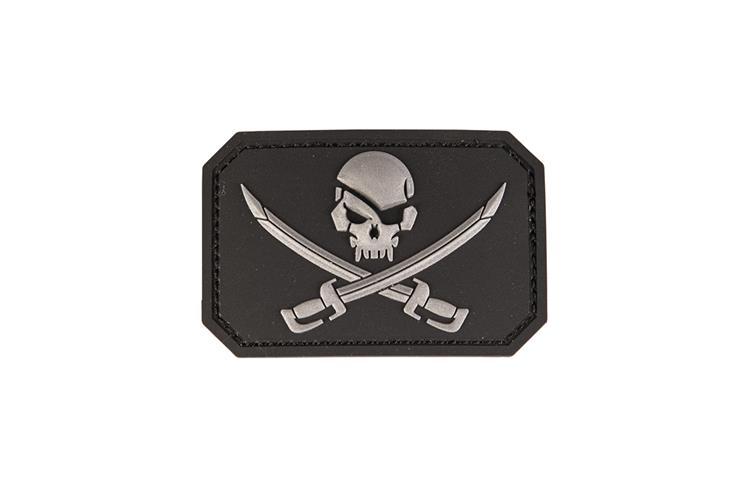  Patch 3D Skull W Swords M Klett Nera 