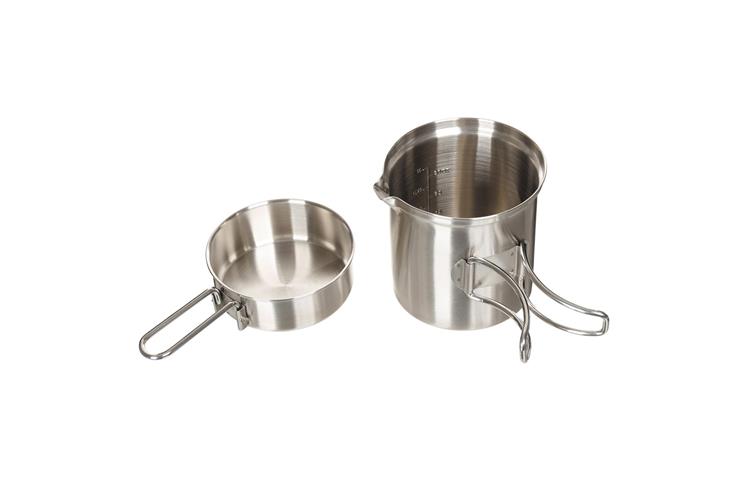  Set di Pentole Mess Kit da Camper o Tenda 