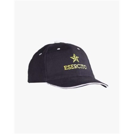 cappellino baseball logo giallo ricamato esercito italiano