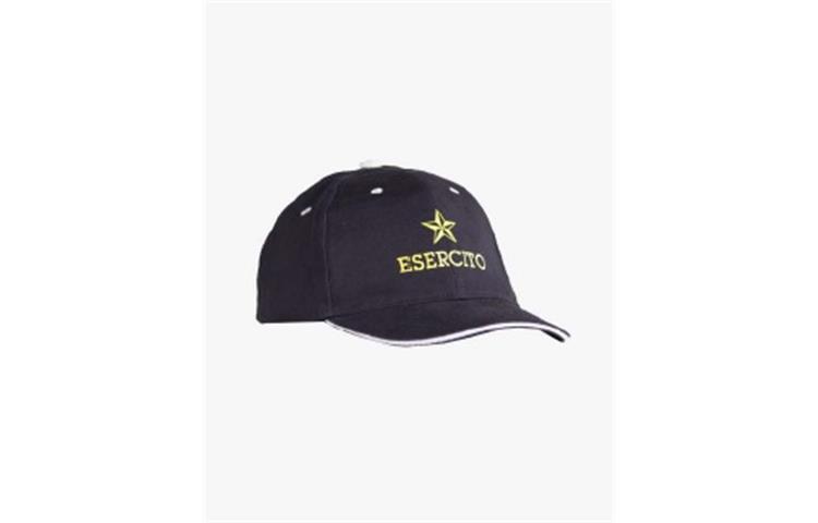  Cappellino Baseball Logo Giallo Ricamato Esercito Italiano 