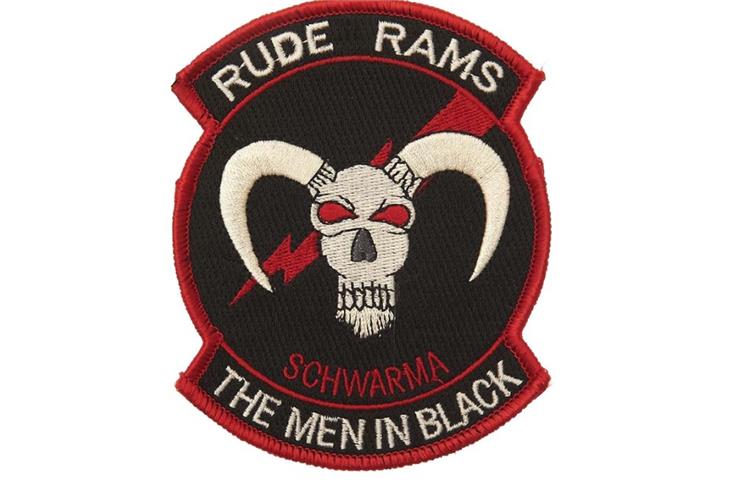  Patch Rude Rams the Man in Black 