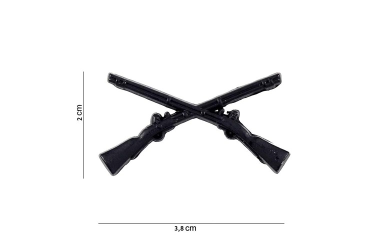  Distintivo US Army Fucili Incrociati 
