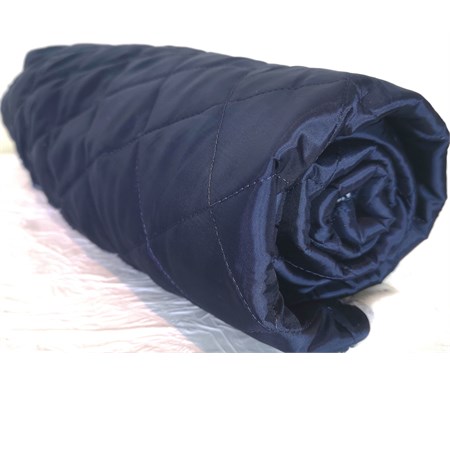 materassino trapuntato blu