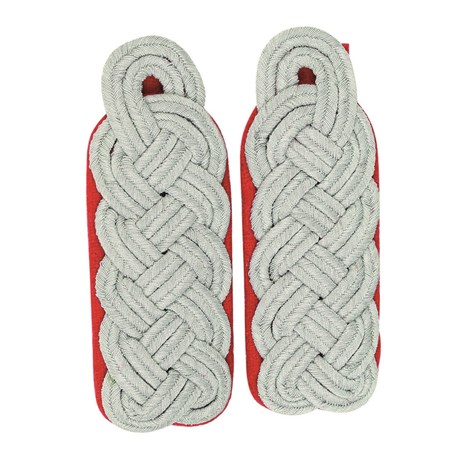 coppia di spalline heer esercito tedesco ddr cremisi