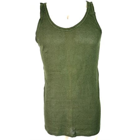 Canottiera Verde Militare Traforata Esercito Inglese