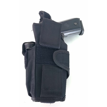  Fondina Cosciale Nera Regolabile WO SPORT  in Abbigliamento Tattico