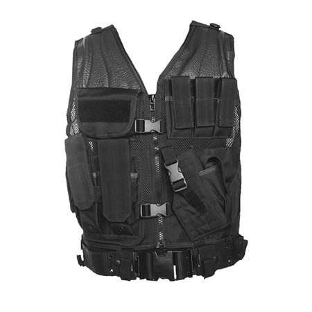 tactical vest nero