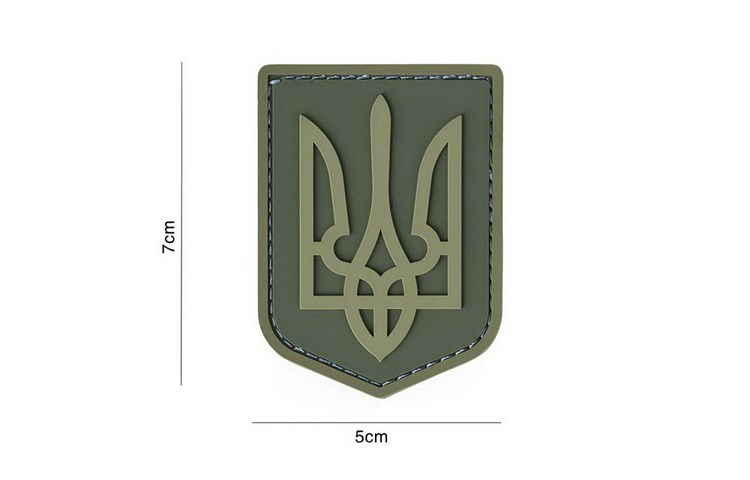  Toppa 3D PVC Esercito Ucraino Verde 