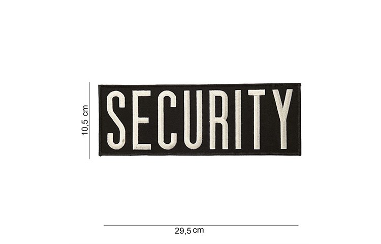  Patch con Scritta Security 