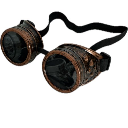 Occhiali Steampunk Bronzo Lenti Scure