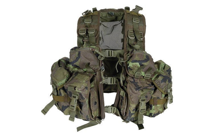  Gilet Tattico Esercito Cecoslovacco M2007 Mimetico M95 