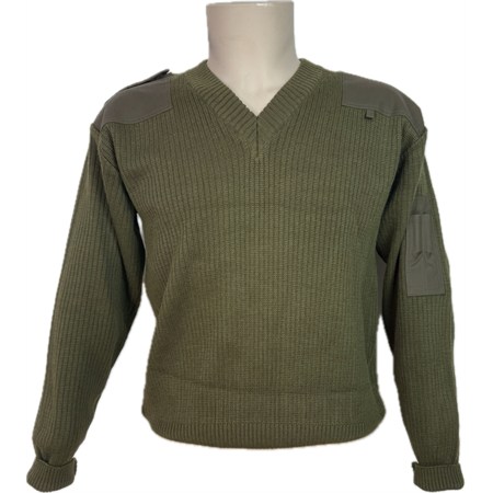 maglione collo a v esercito italiano