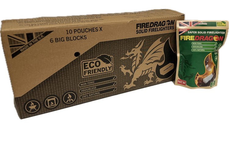  Gel Accendifuoco Fire Dragon – Confezione da 10 buste 