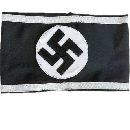Fascia da Braccio con Svastica Sfondo Nero
