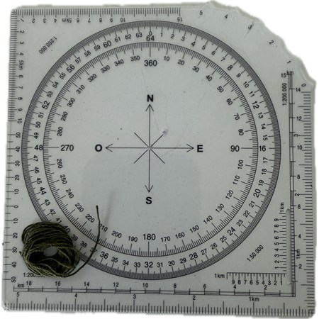 Coordinatometro Tattico Openland – 105 × 105 mm