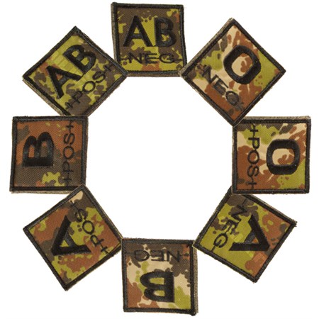 gruppi sanguigni vegetati patch