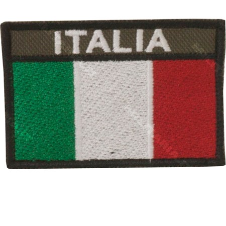 patch bandiera italiana rettangolare