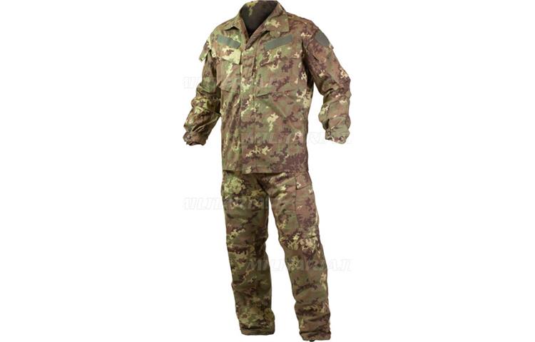 Passamontagna Mimetica Vegetata Italiana Militare Cotone 1 Buco Sottocasco  F.C.M. - PXPrato