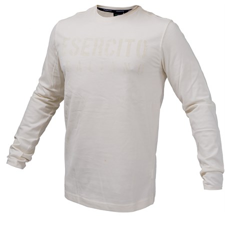  Tshirt Ei Manica Lunga Bianco Panna  in Abbigliamento Militare