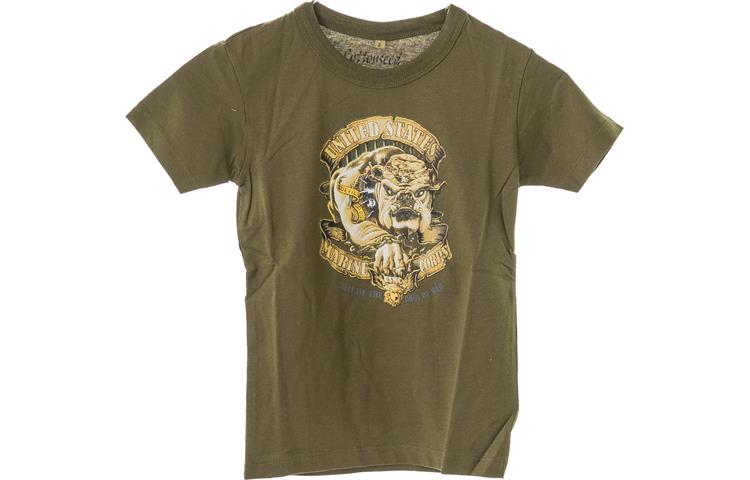  Tshirt Bambino Bulldog USA 