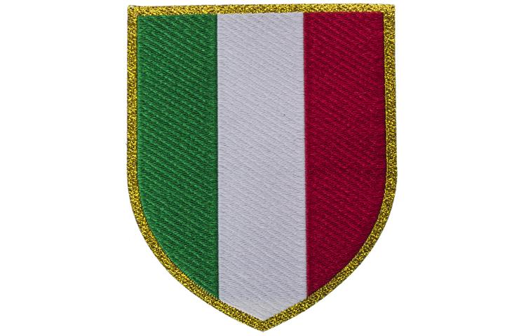  Scudetto Tricolore Termoadesivo 