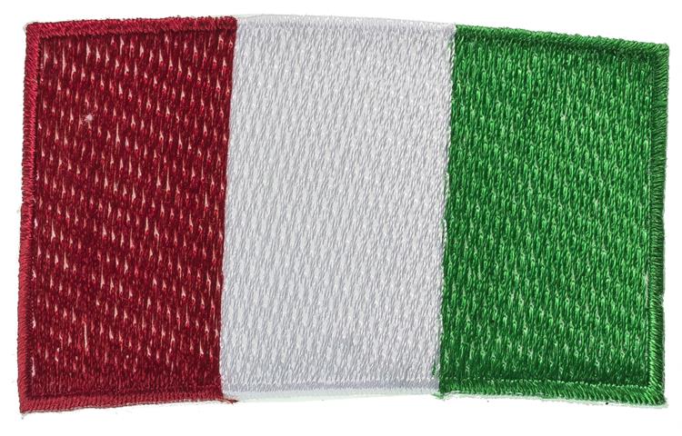  Bandiera Tricolore Termoadesiva 