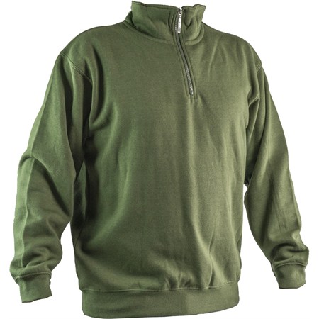 Felpa Verde Half Zip