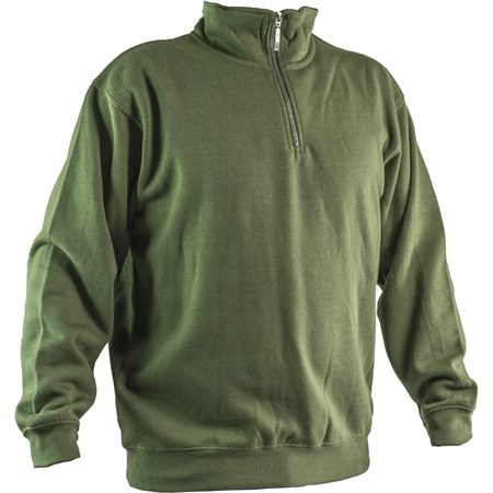 felpa verde half zip