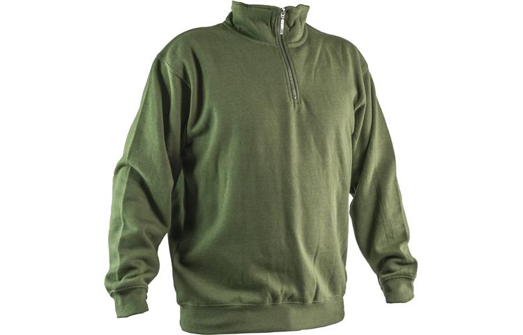  Felpa Verde Half Zip 