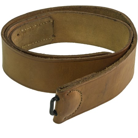 cinturone cecoslovacco in cuoio neutro