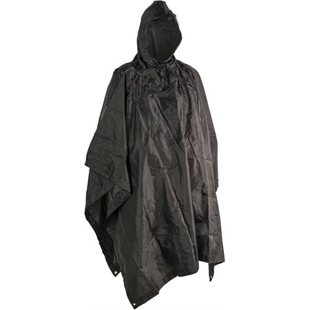 telo poncho nero leggero