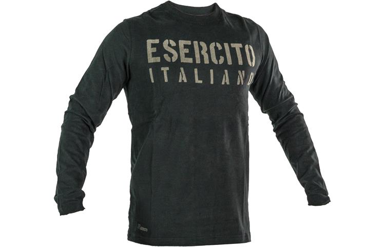  Tshirt Maniche Lunghe Esercito Italiano Nera 