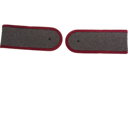 coppia di spalline bordo rosso