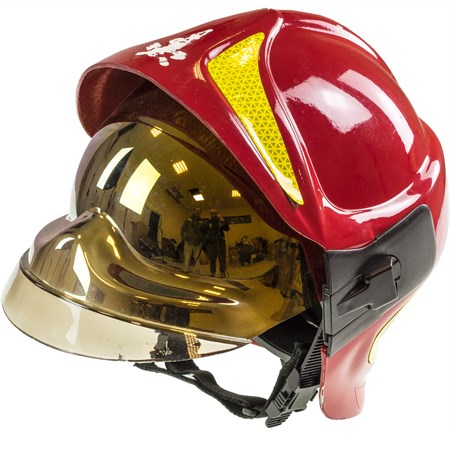 Casco Protettivo Vigili Del Fuoco Sicor Italia Rosso